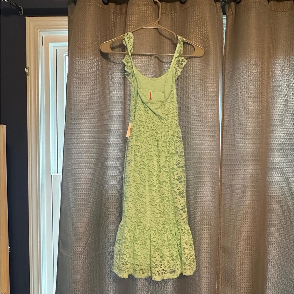 Light blue flower patterned dress